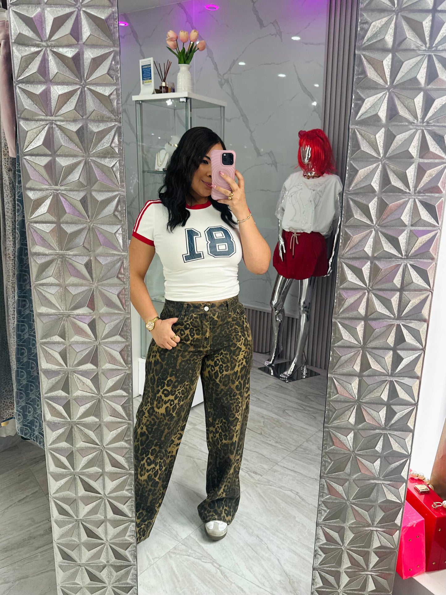 CHEETAH PRINT LONG PANT
