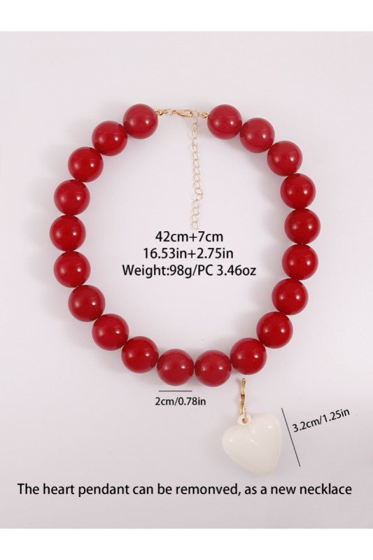 BOHO POLKA NECKLACE VARIOS COLORES
