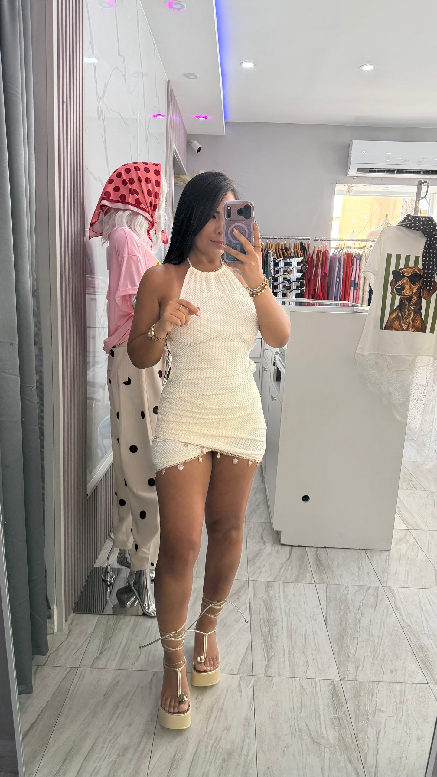 CONCHA MINI DRESS