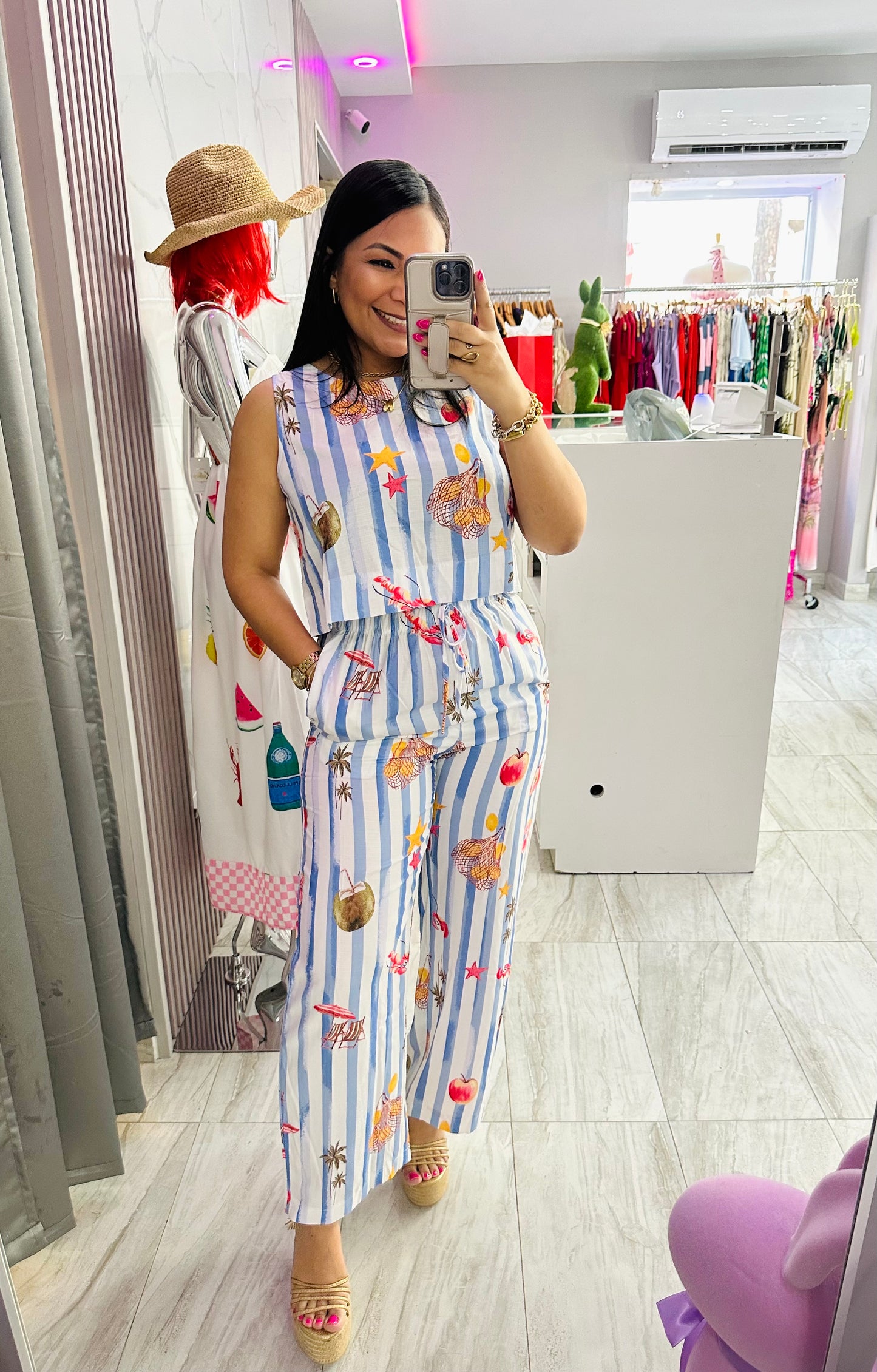 SUMMER STRIPLE SET