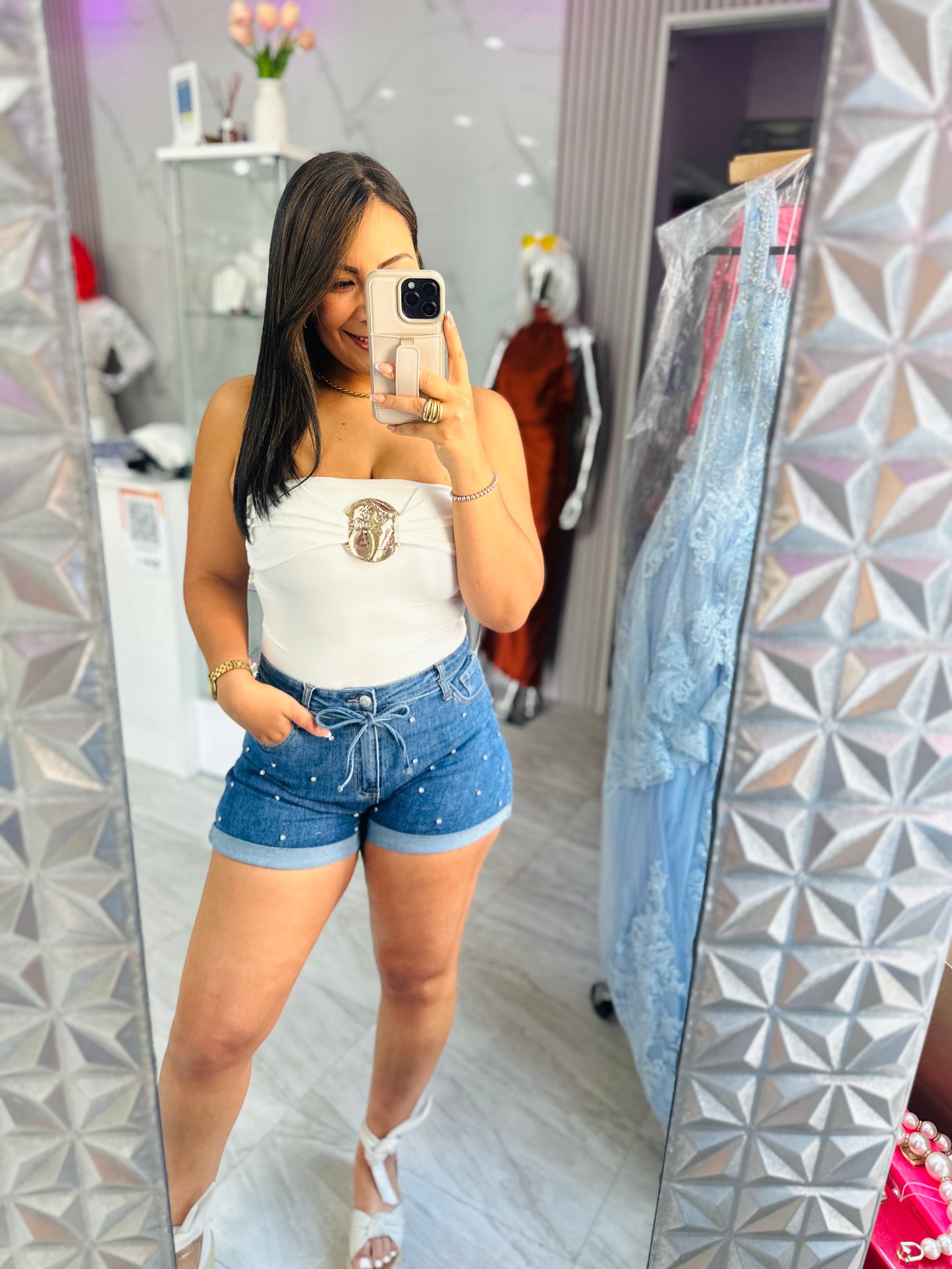 DENIM SHORT