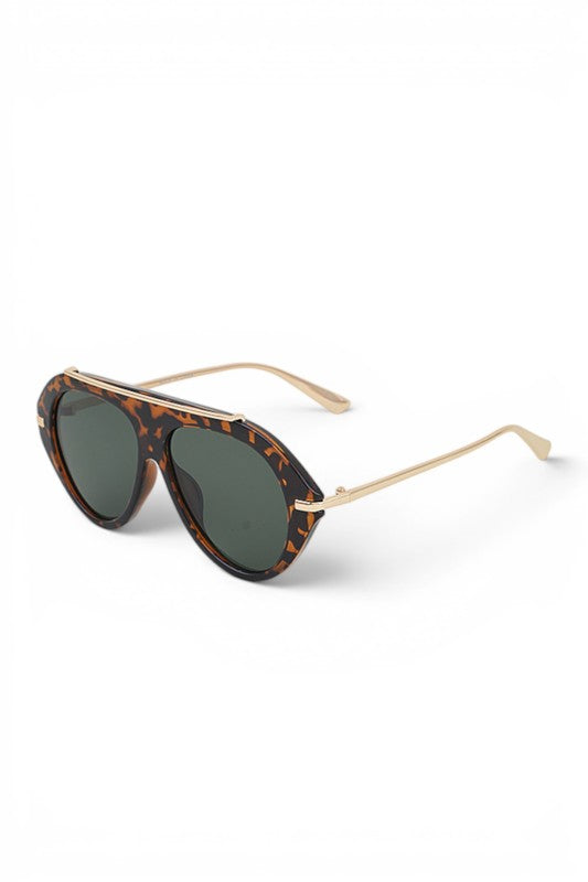 ABSTRACT SHIELD UNISEX SUNGLASSES