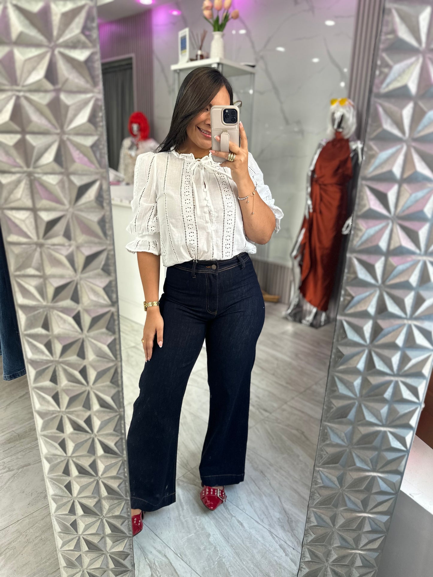 DARK DENIM JEANS