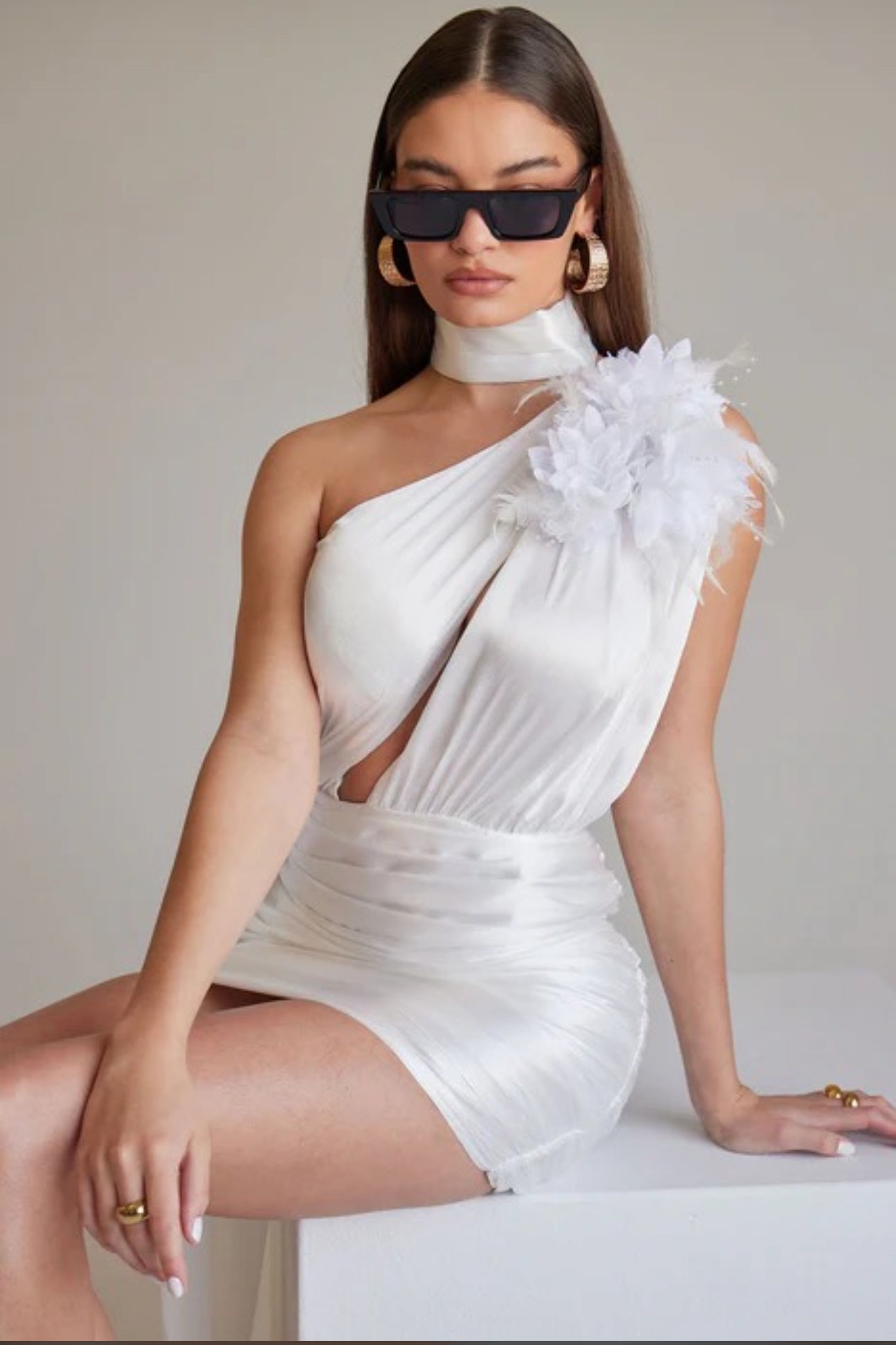 WHITE PEARL DRESS