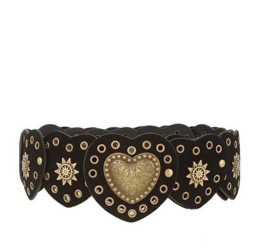 HEART COWGIRL BELT