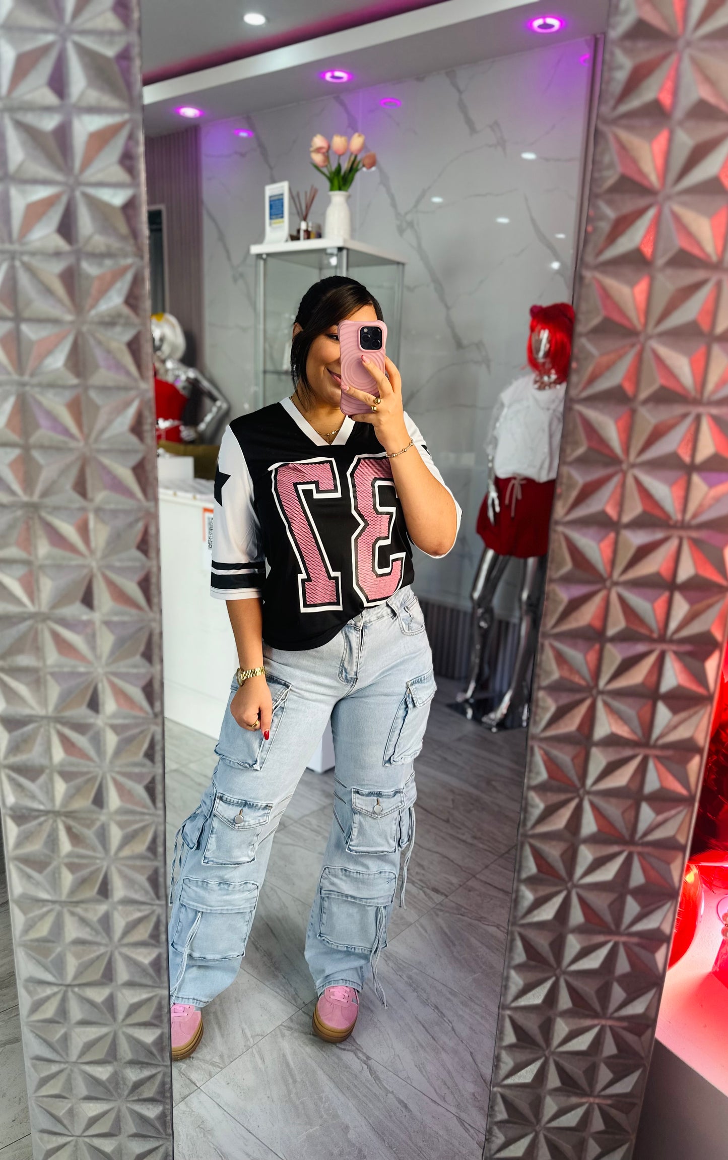 DENIM CARGO PANT