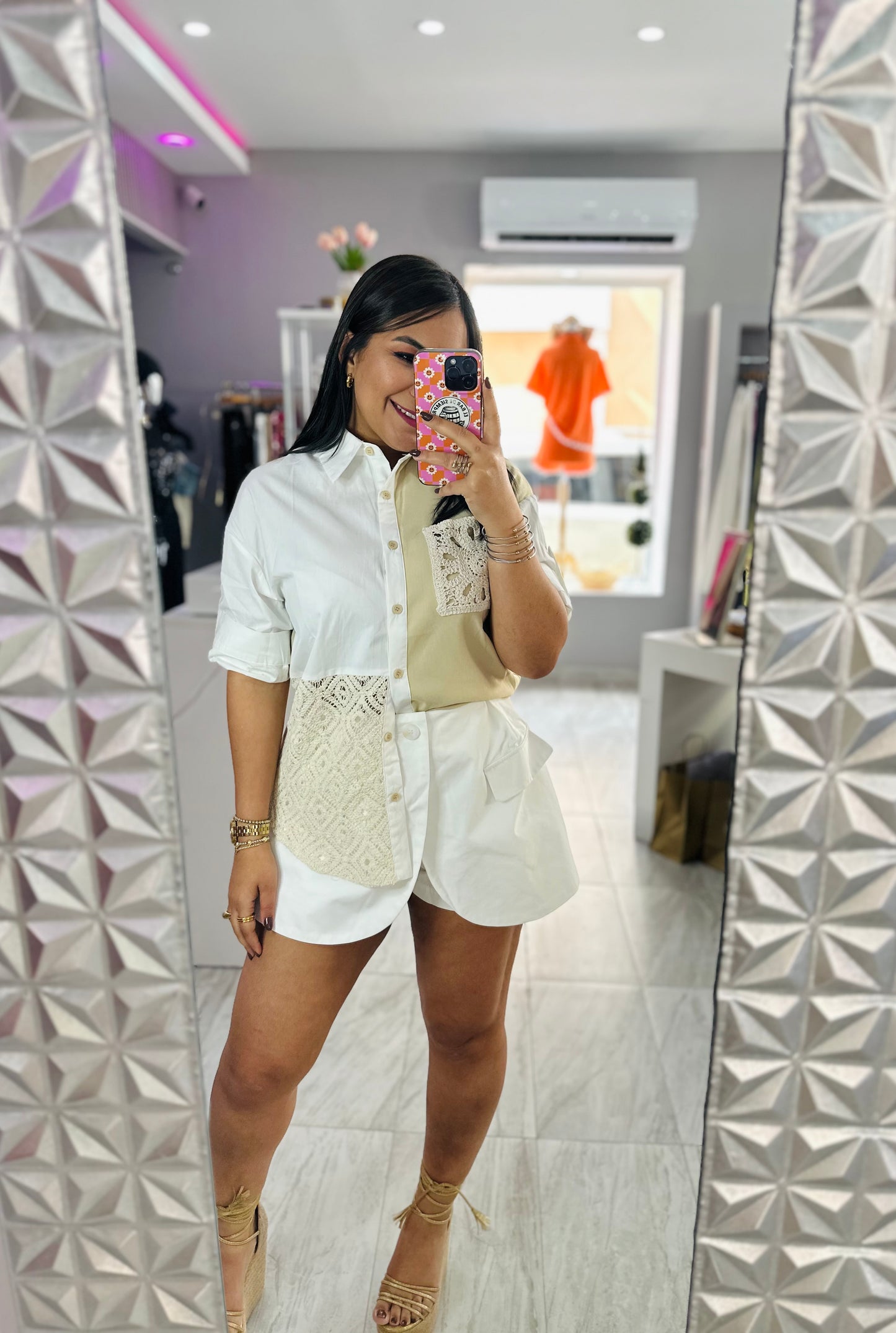 NYLON WHITE SHIRT