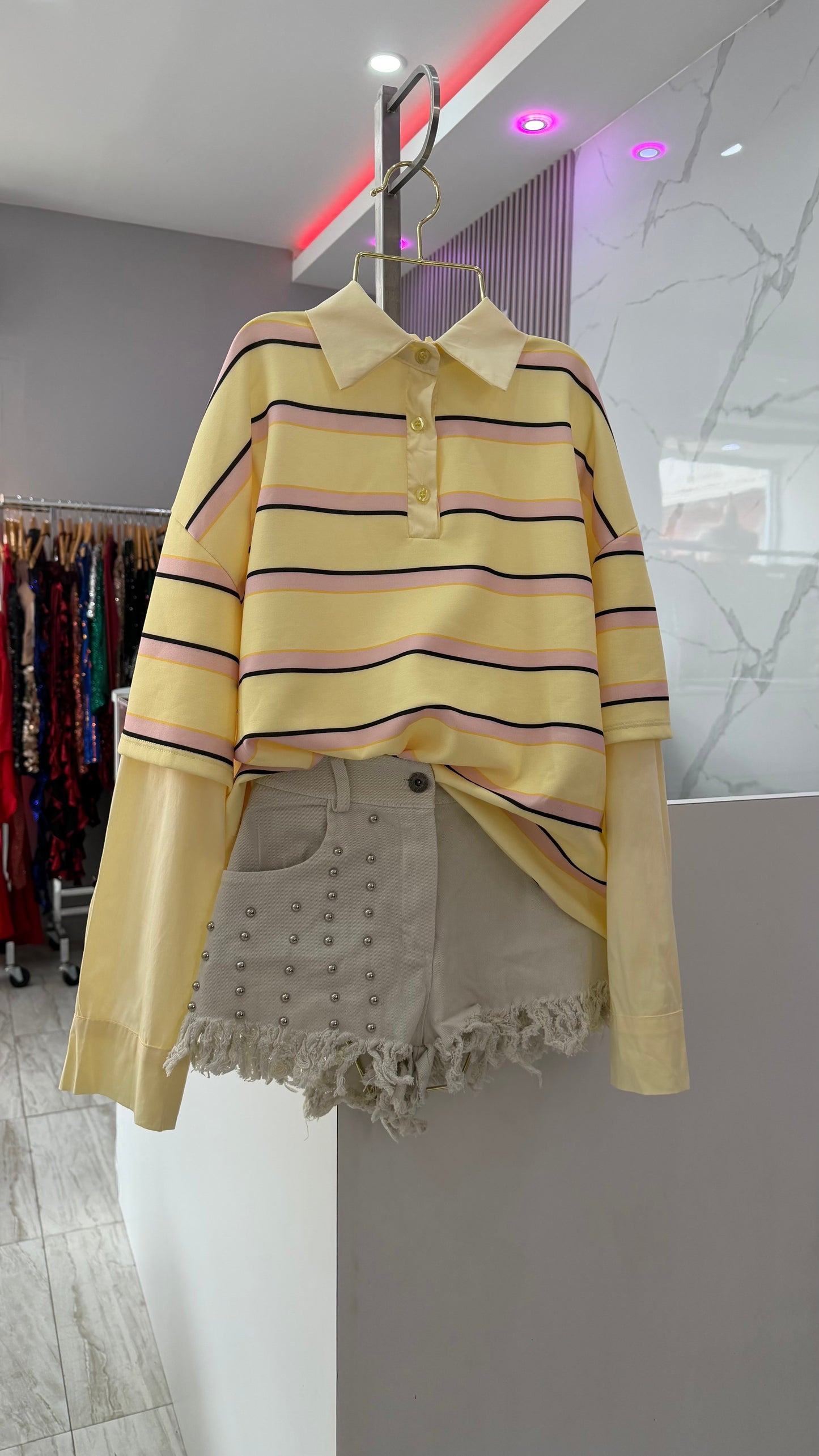EMMA WHITE SHORT