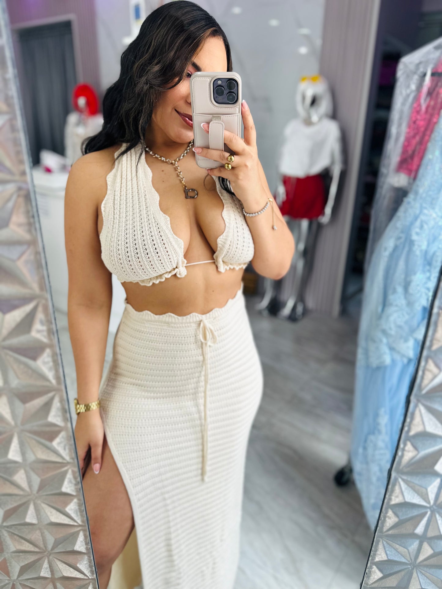 CROCHET SKIRT SET