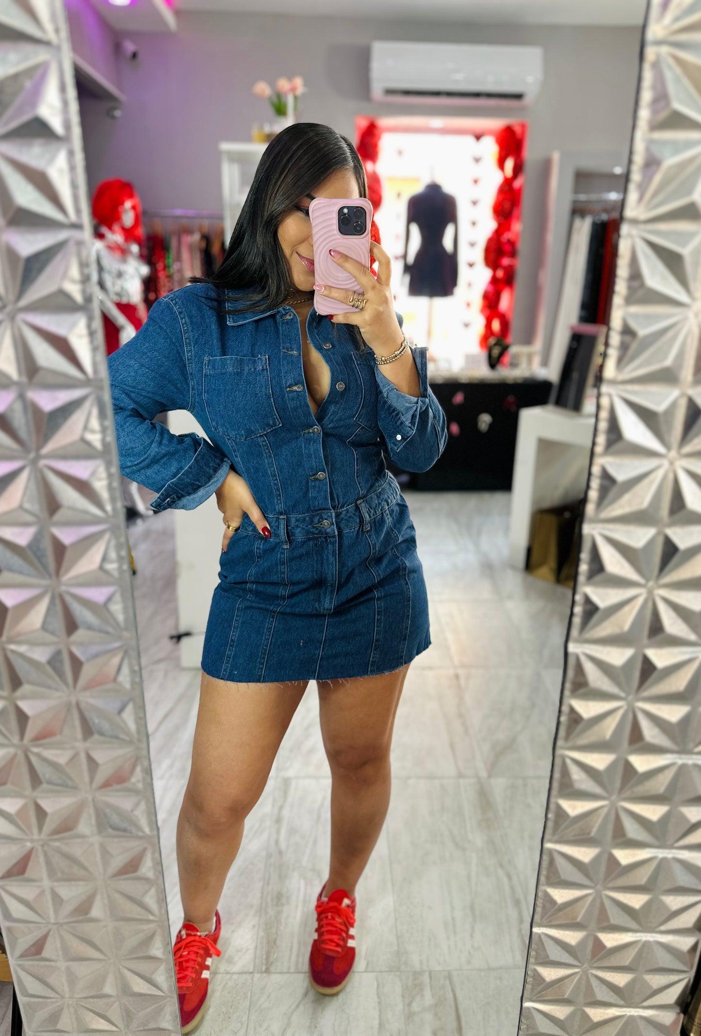 DENIM DRESS