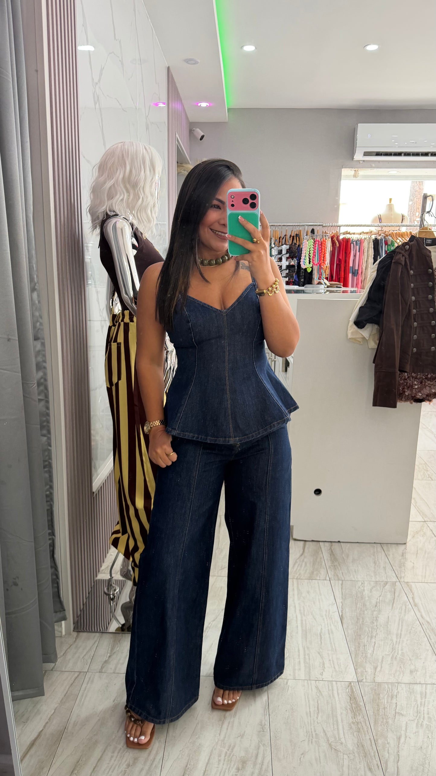 MELLANIE DENIM SET
