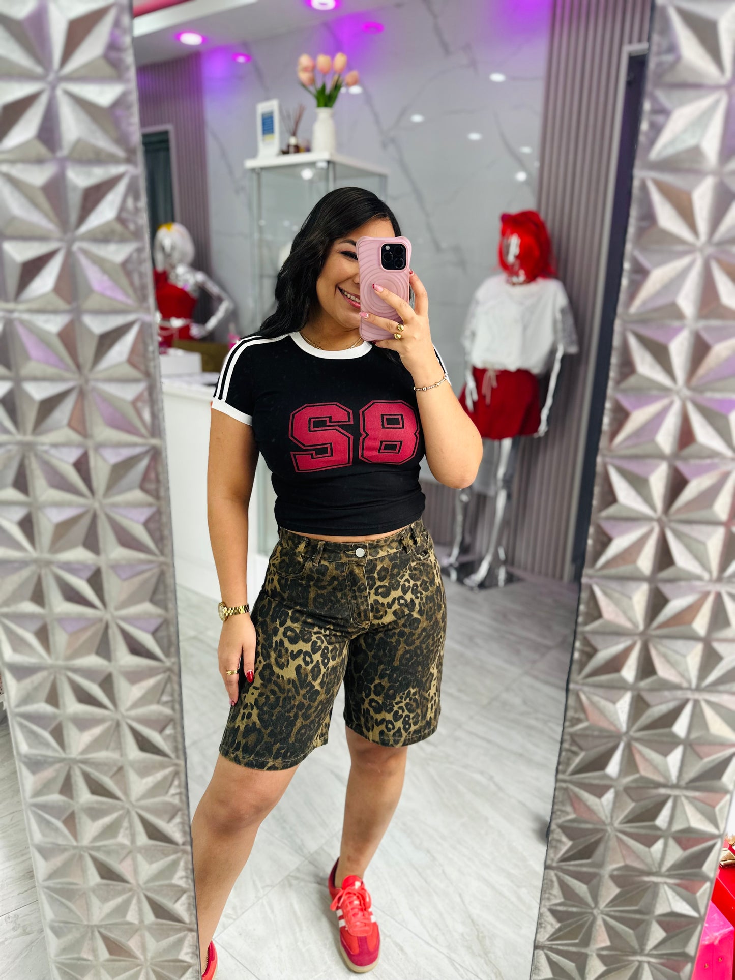 JERSEY CROP TOP NEGRA