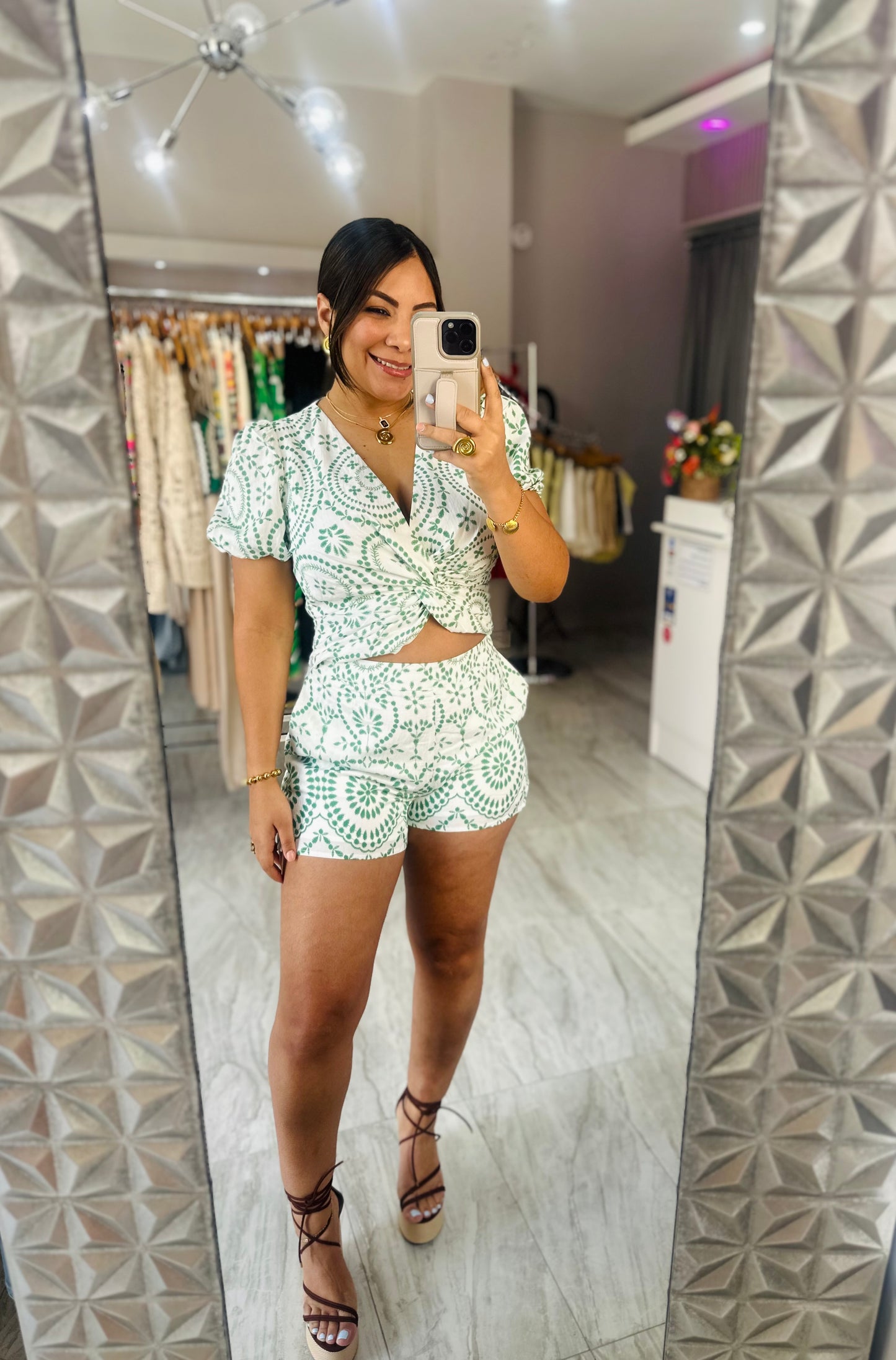 NYLON SHORT SET