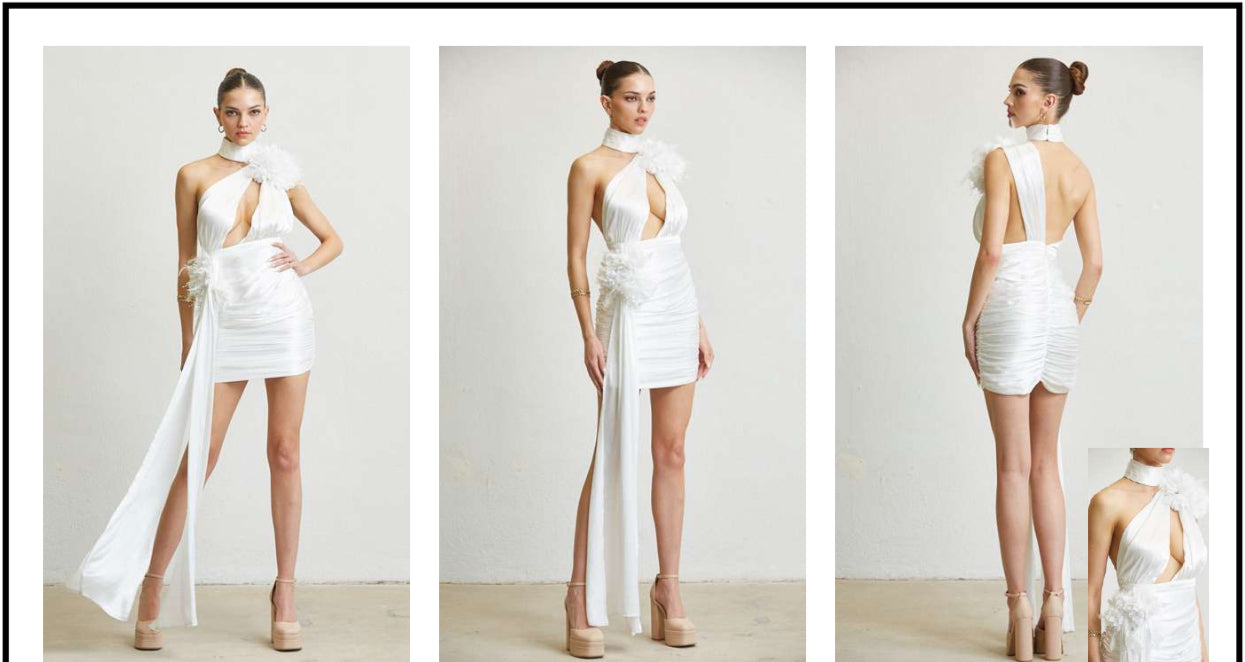 WHITE PEARL DRESS