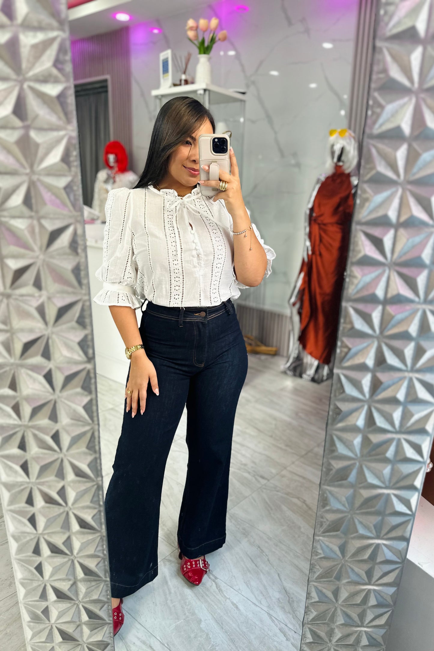 DARK DENIM JEANS