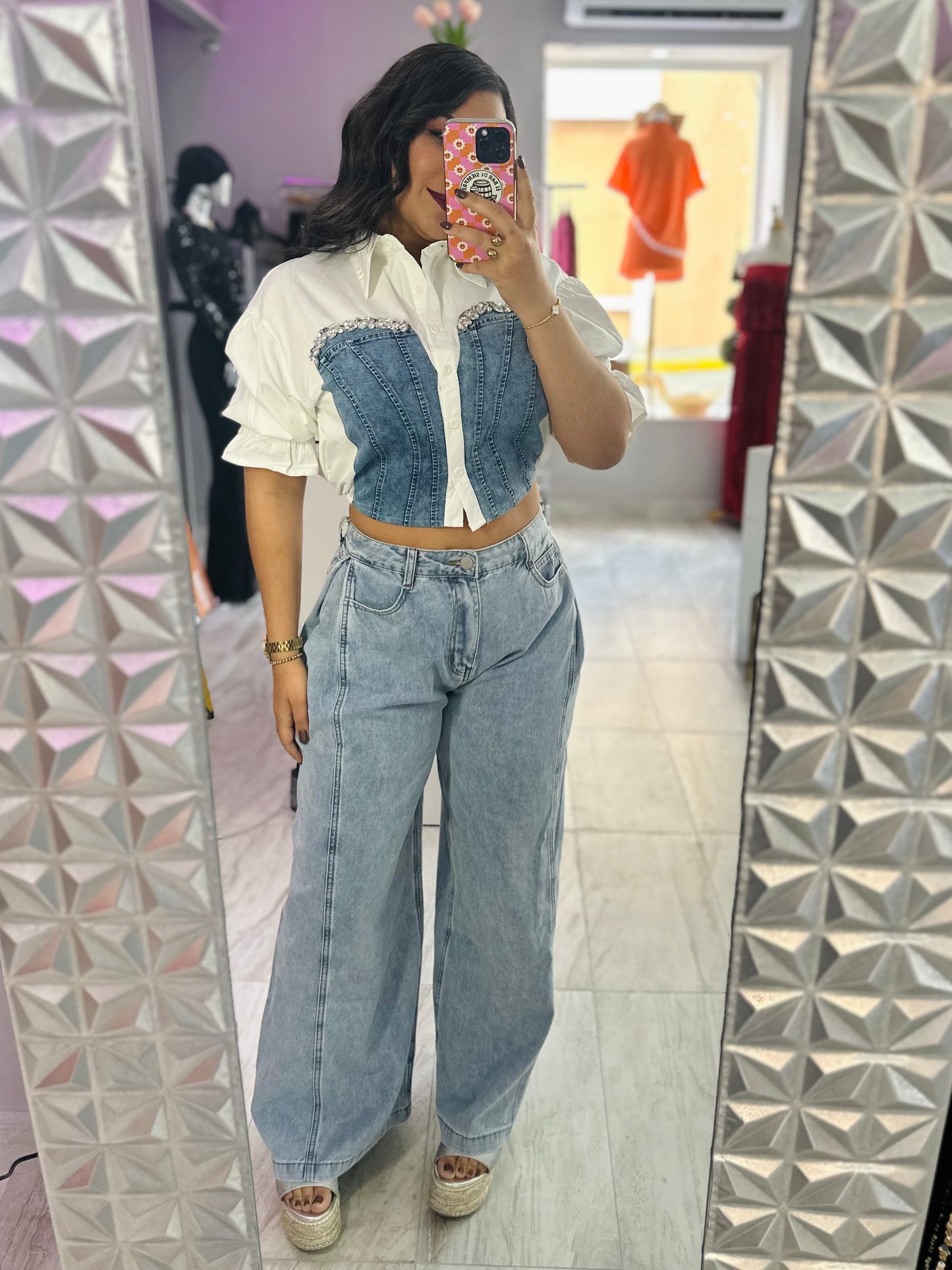 BOHO DENIM PANT