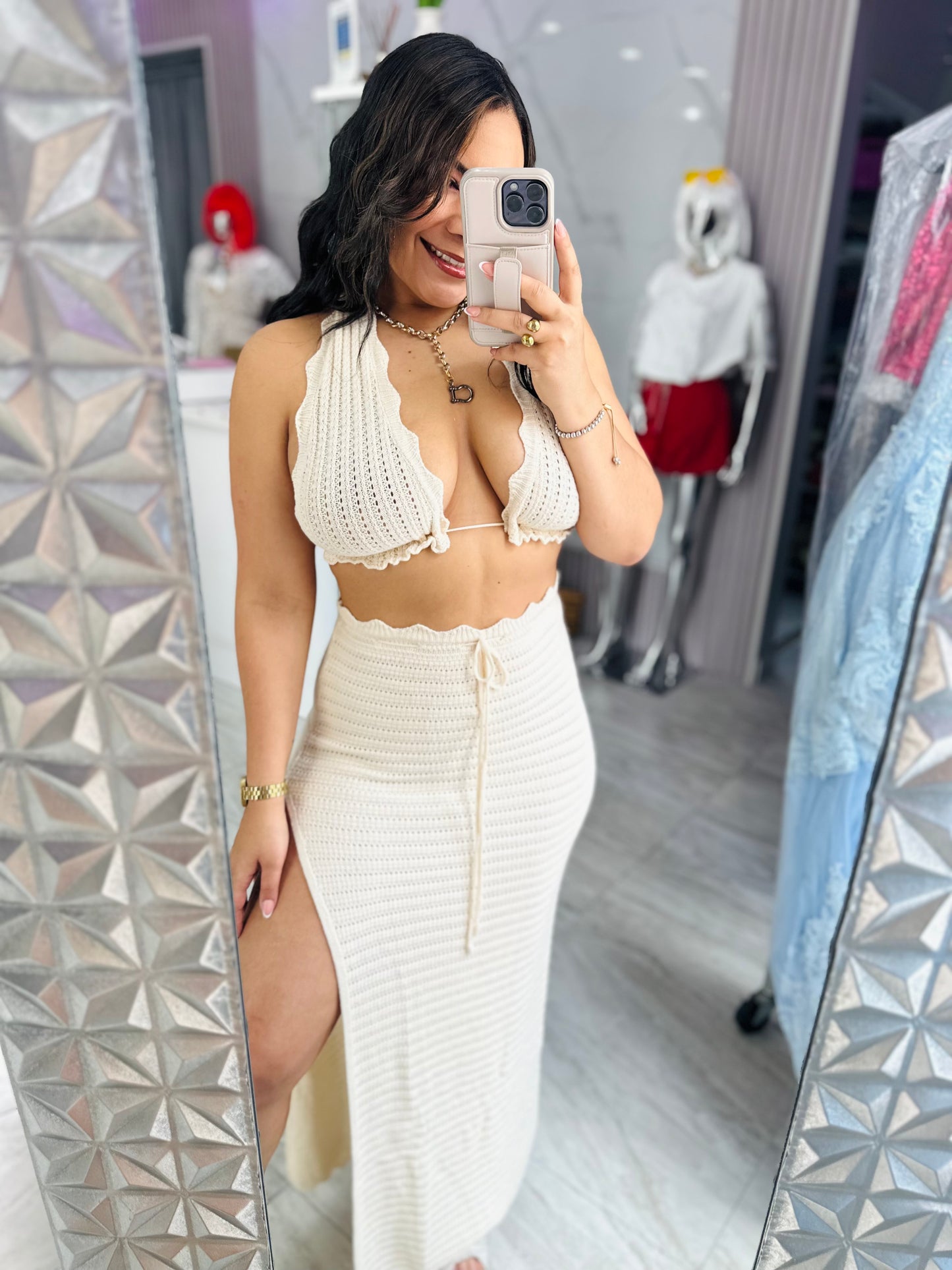 CROCHET SKIRT SET