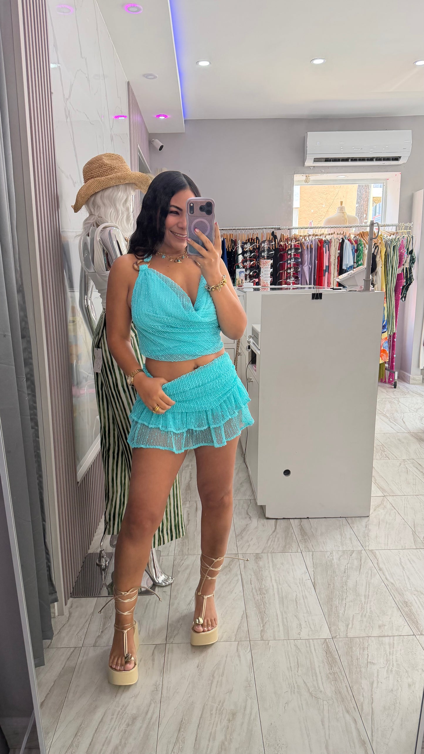 BEACH ACUA SHORT SET
