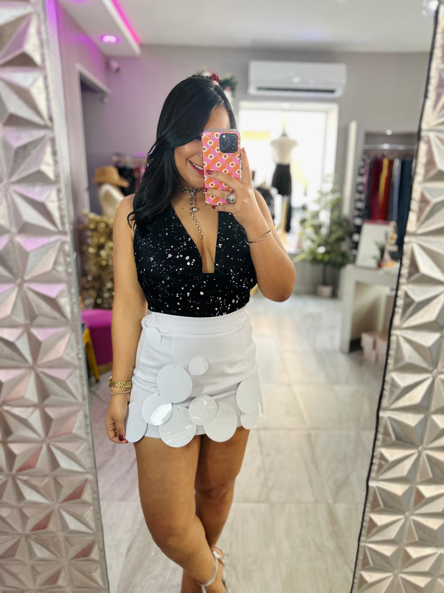 BIG SEQUIN SKIRT