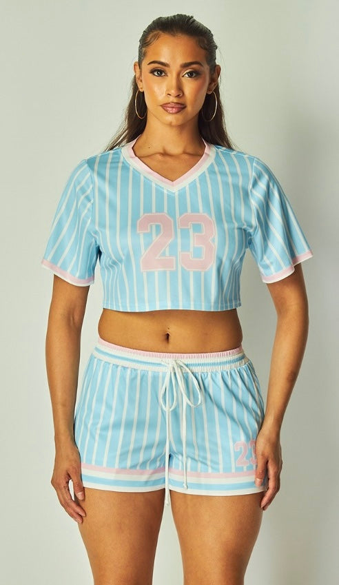 YANKEES SET BABY BLUE