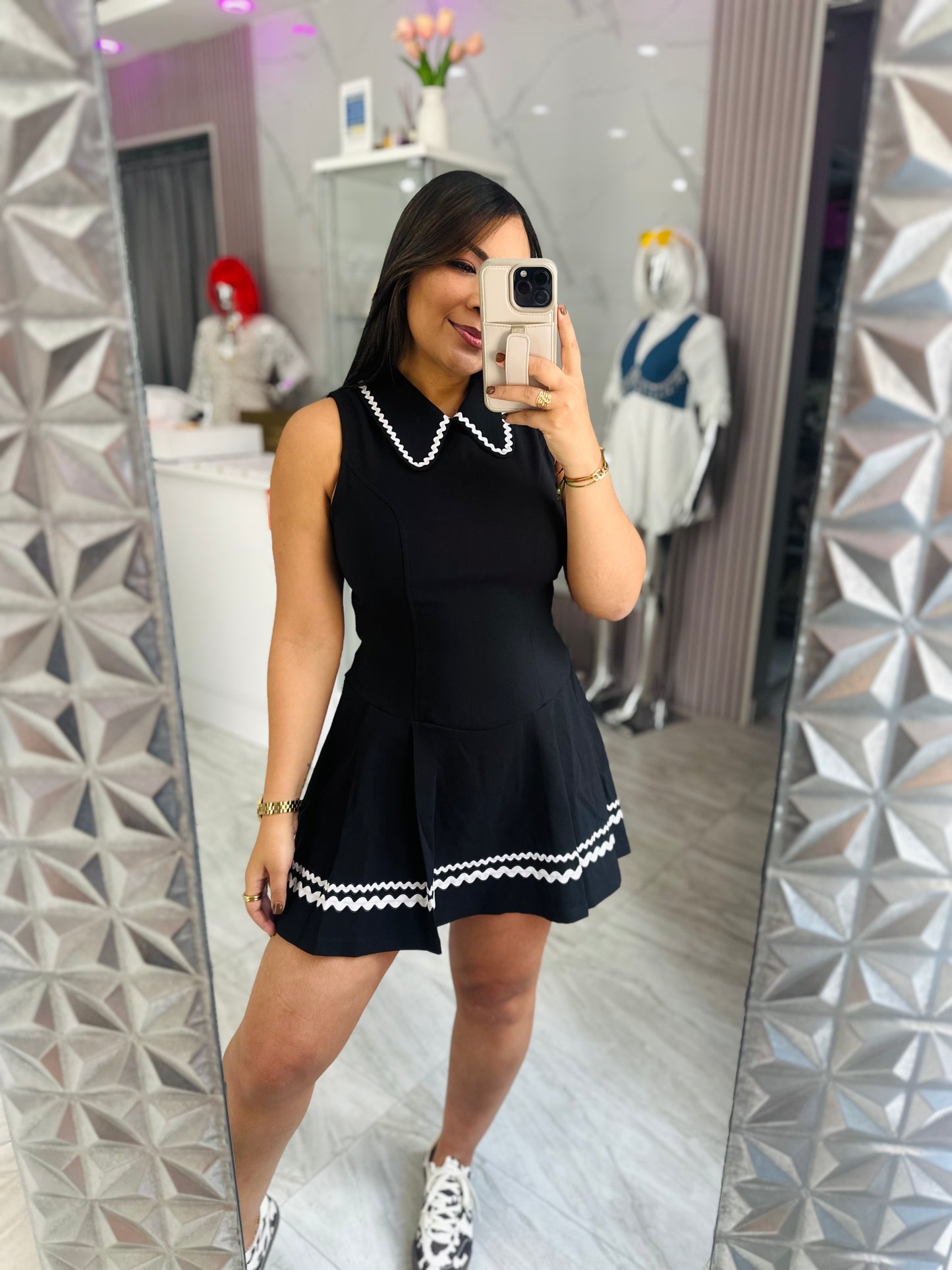 BLACK MINI DRESS
