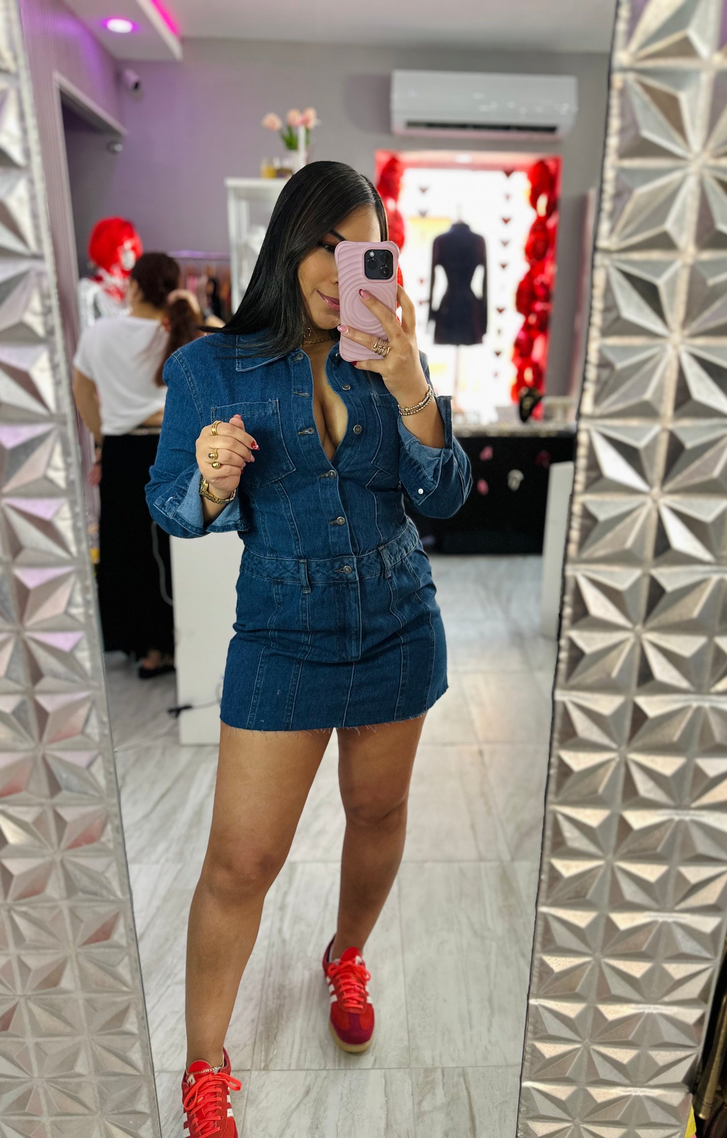 DENIM DRESS