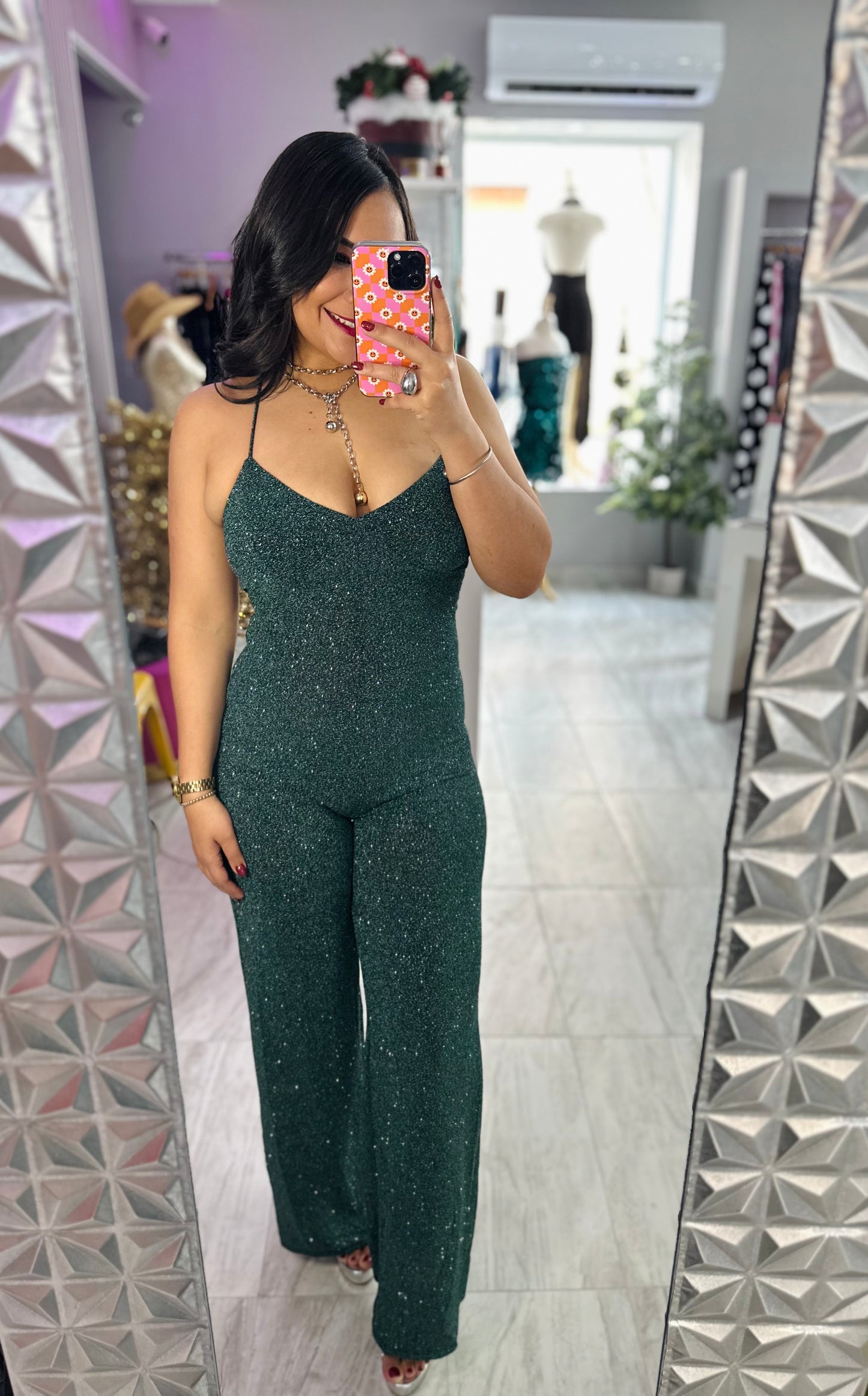 HUNTER GREEN JUMPSUIT