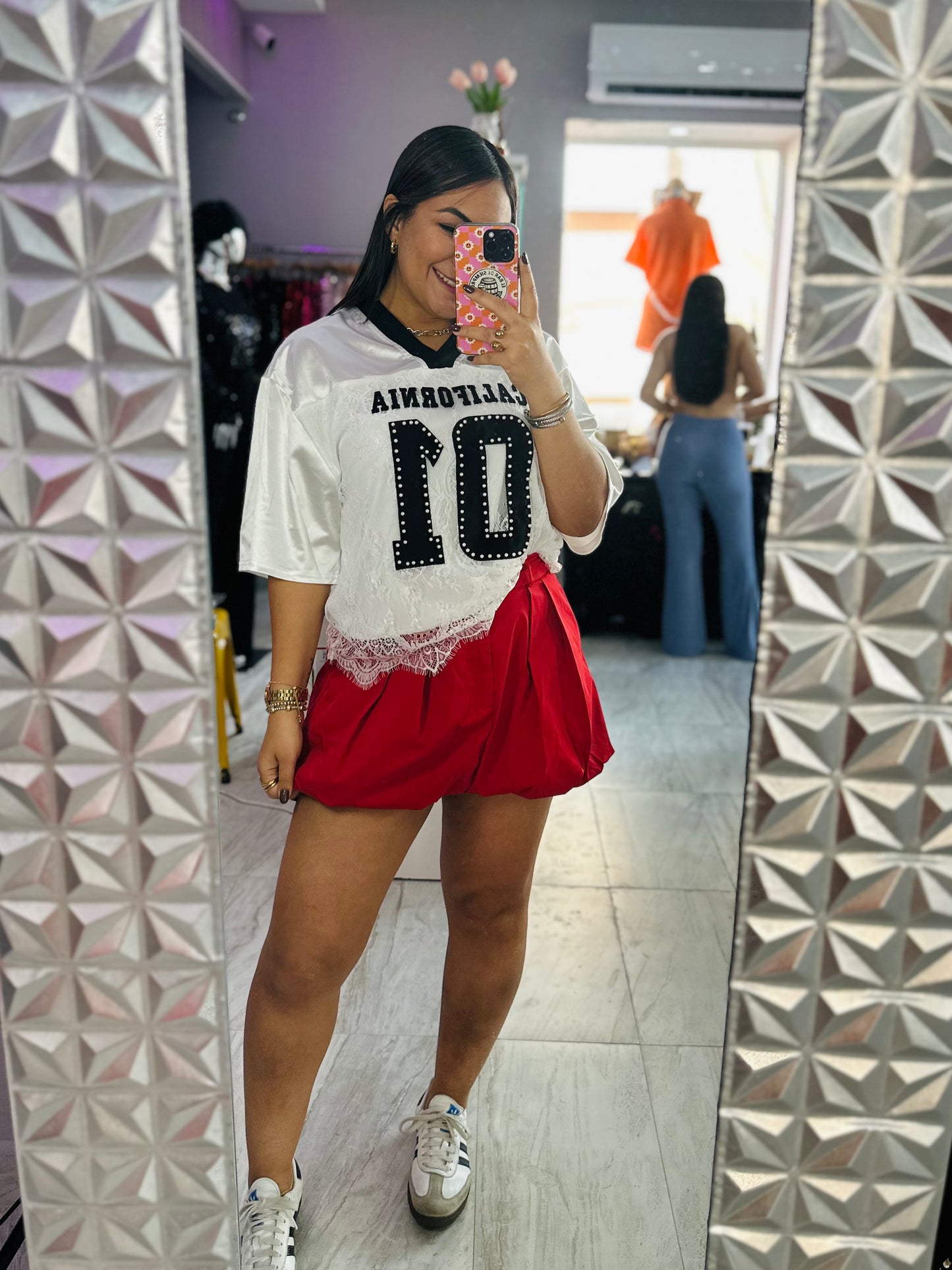 RED SKIRT