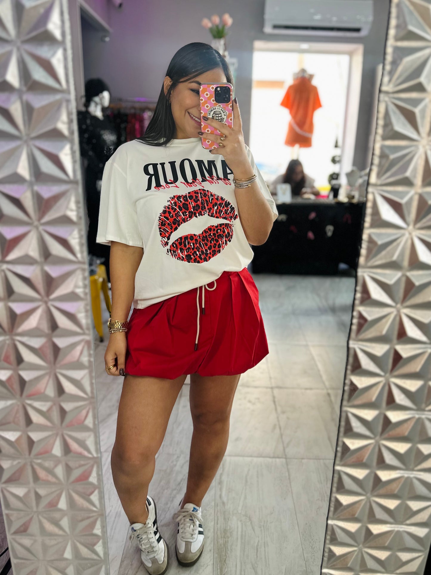 RED SKIRT