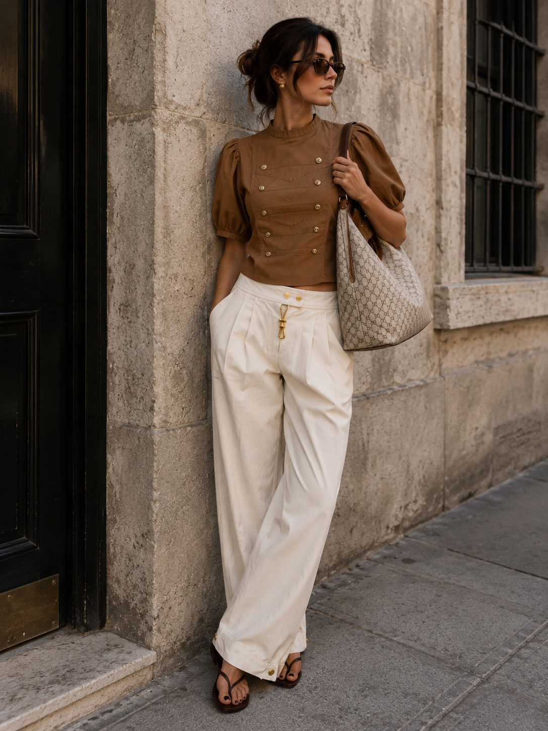 Poplin Napoleon Top