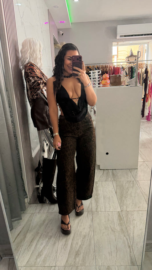 ANIMAL PRINT JEANS (CORRE SUELTO)