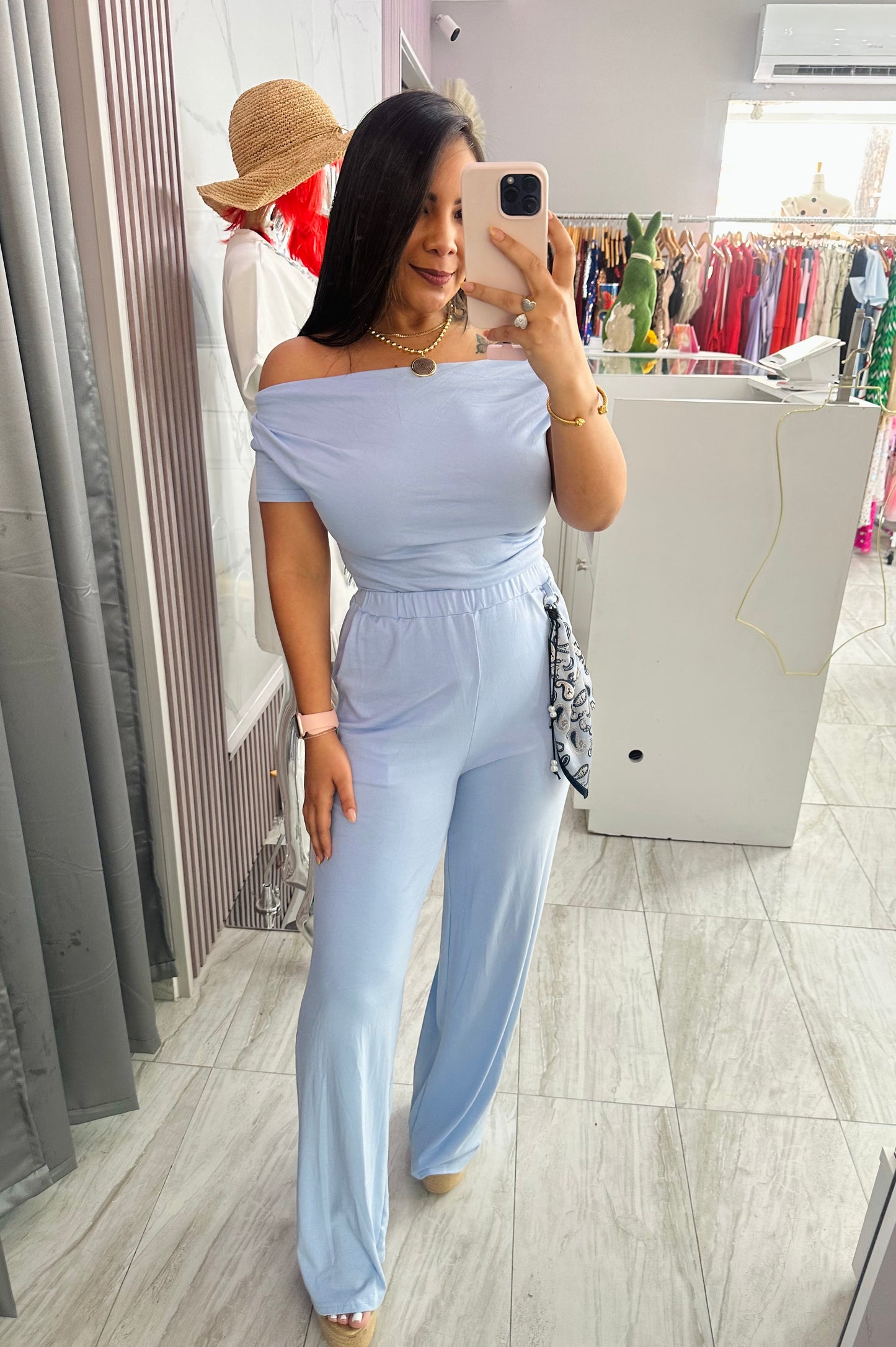 SKYBLUE PANT SET