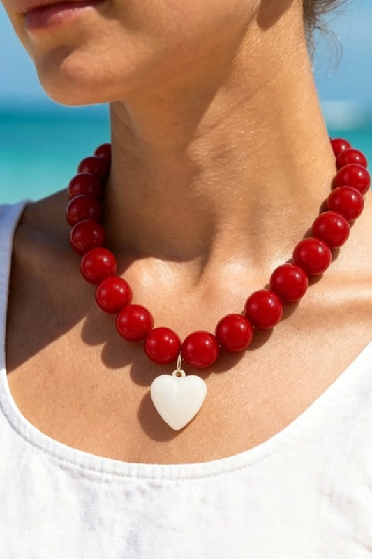 BOHO POLKA NECKLACE VARIOS COLORES
