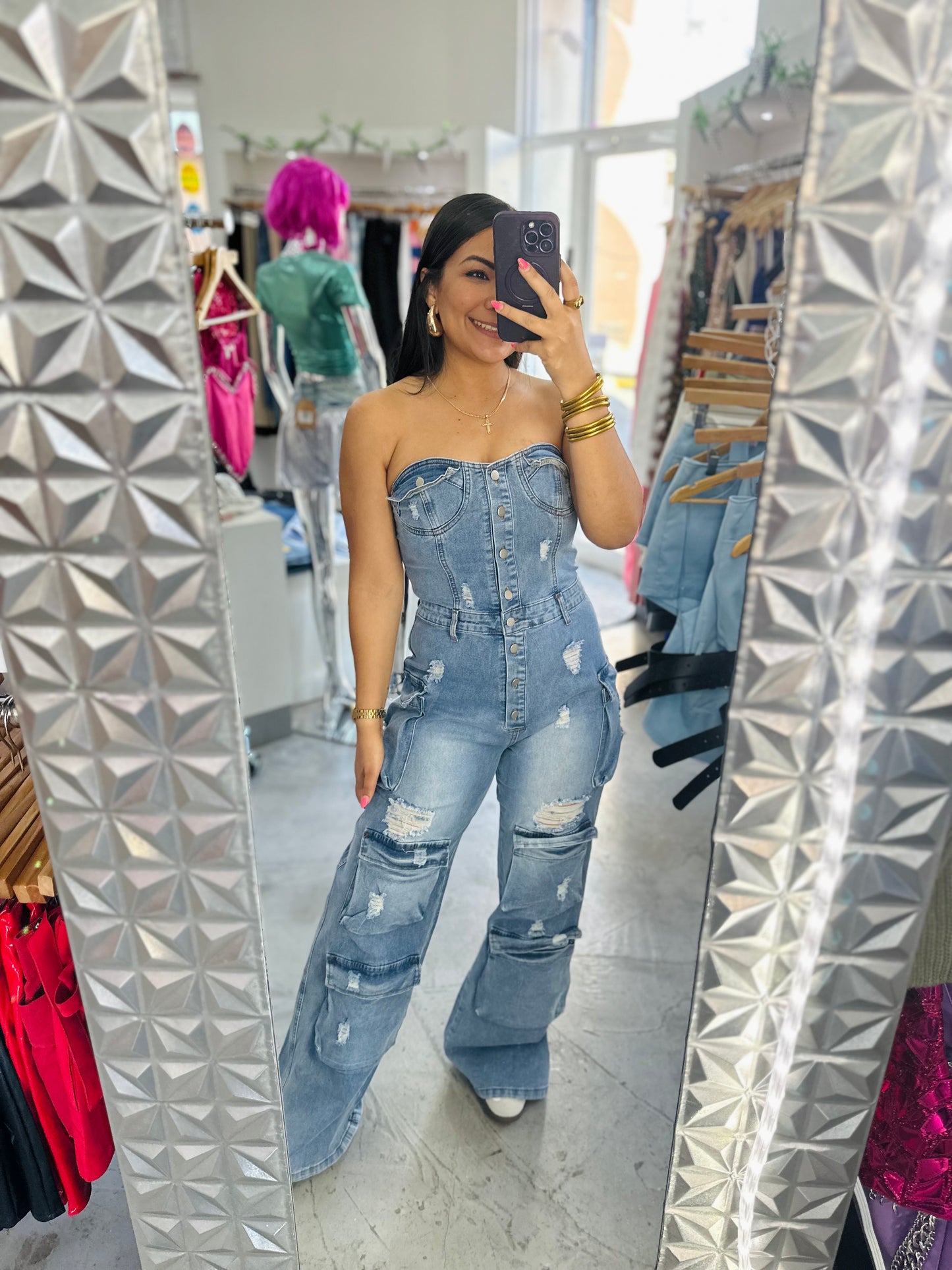 LA LA CARGO JUMPSUIT