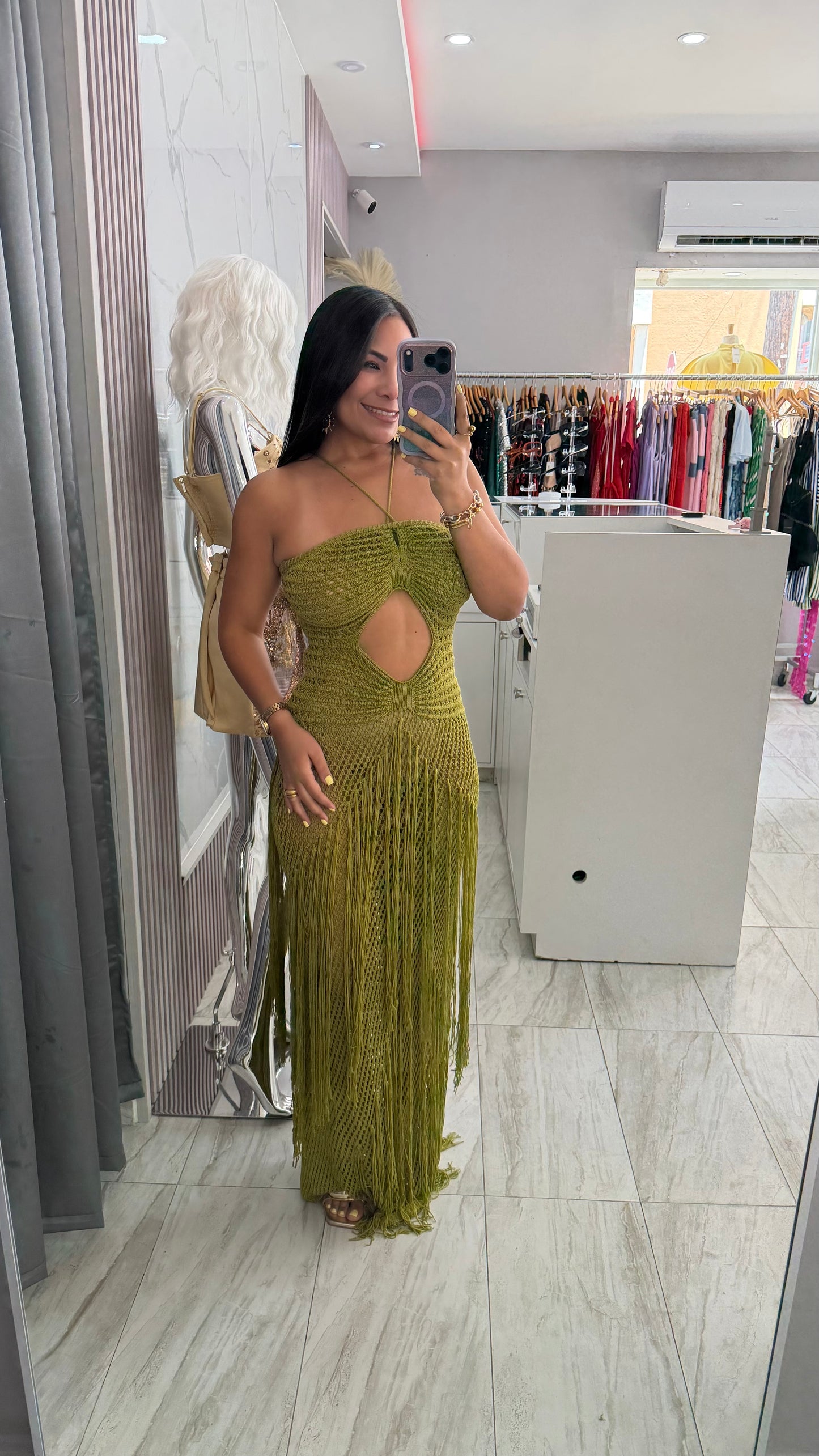 DOMINICANA CROCHET DRESS