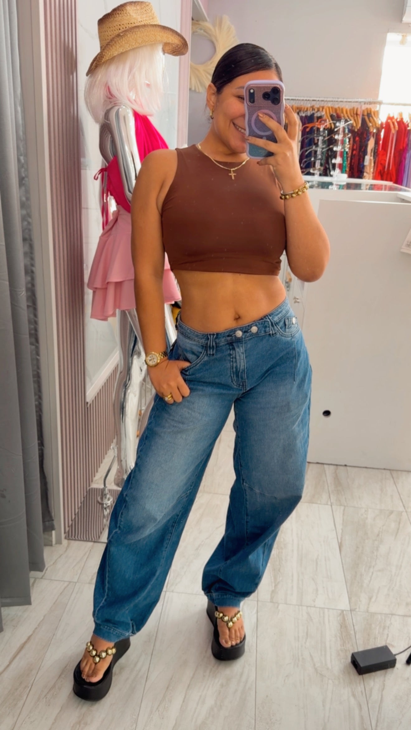BARREL VIBRANT JEANS