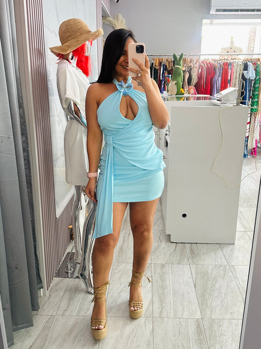 SKYBLUE MINI DRESS