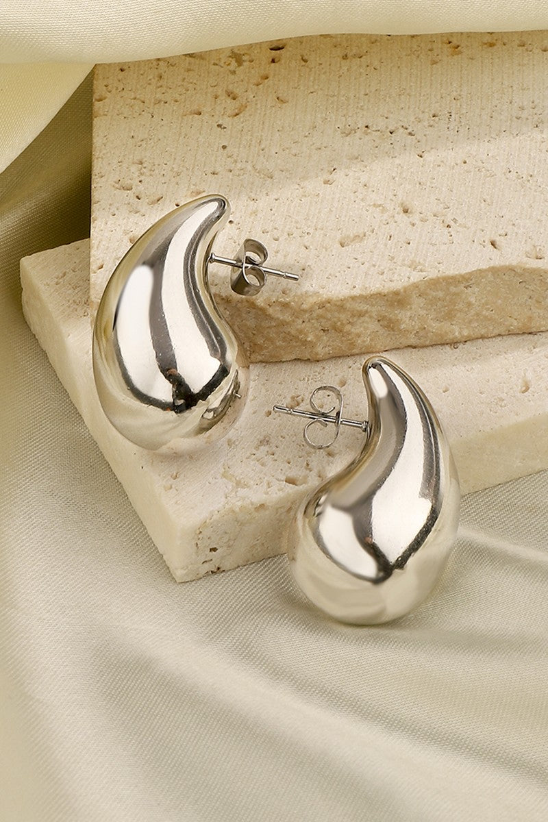 WATER HOOP EARRINGS