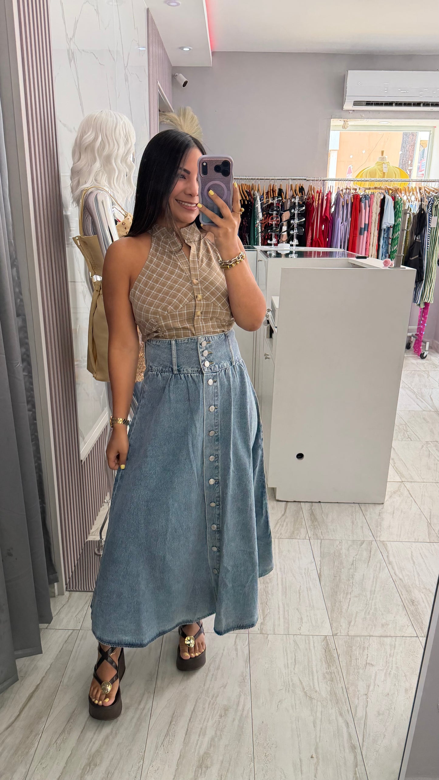 CHOCO BLUE TOP