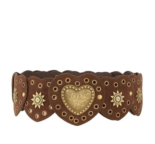 HEART COWGIRL BELT