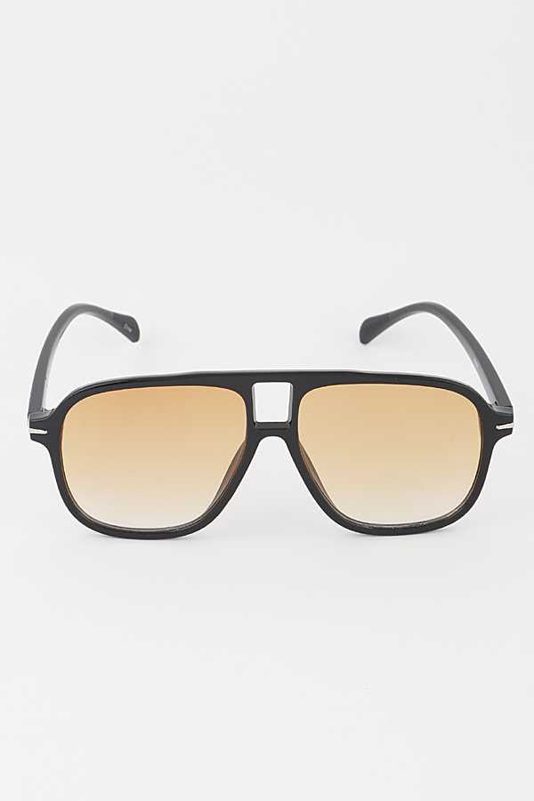 LIGHT TINT PILOT OVERSIZE SUNGLASSES