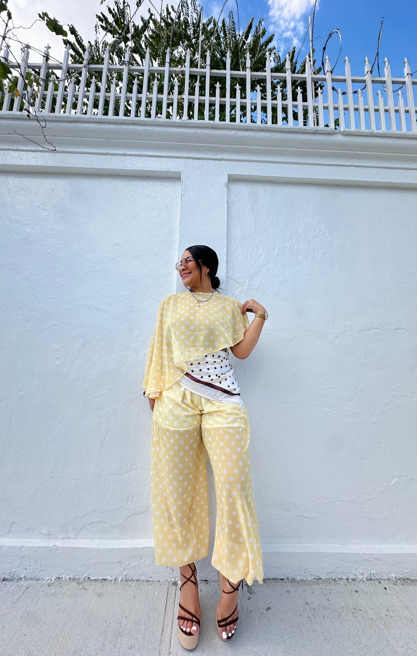 YELLOW POLKA SET