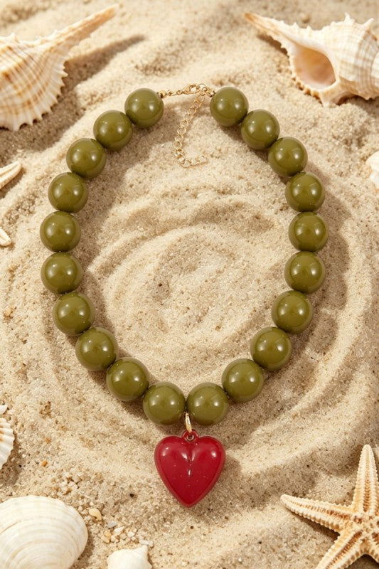 BOHO POLKA NECKLACE VARIOS COLORES