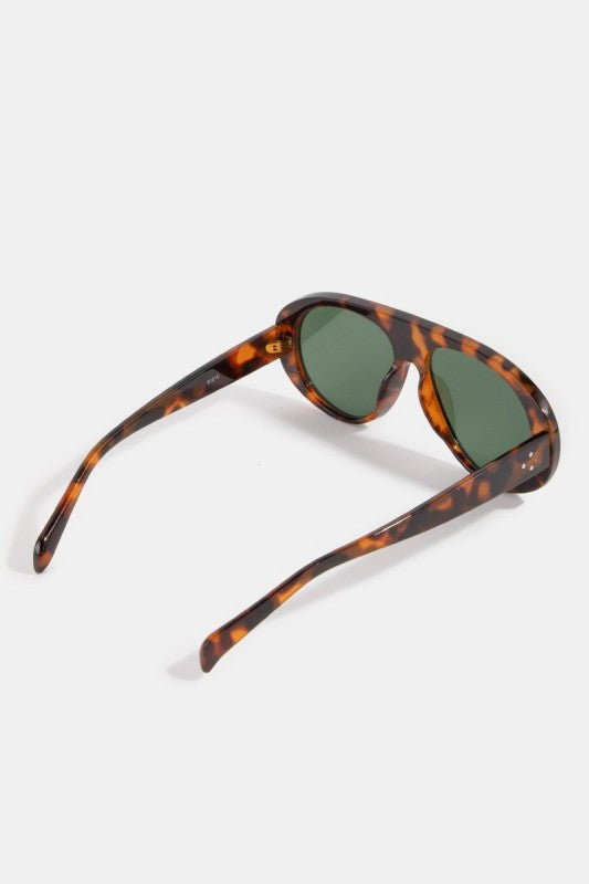 AVIATOR SHIELD SUNGLASSES