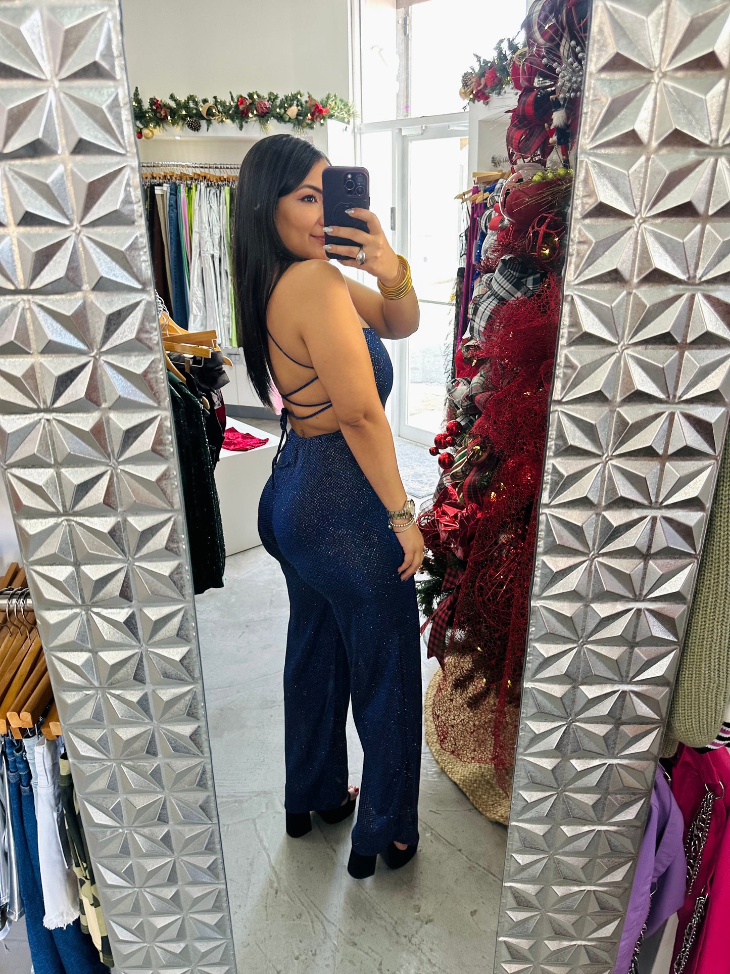 BLUE JUMPSUIT