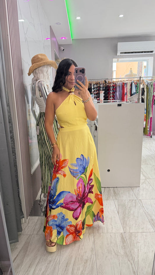 LARA YELLOW MAXI DRESS