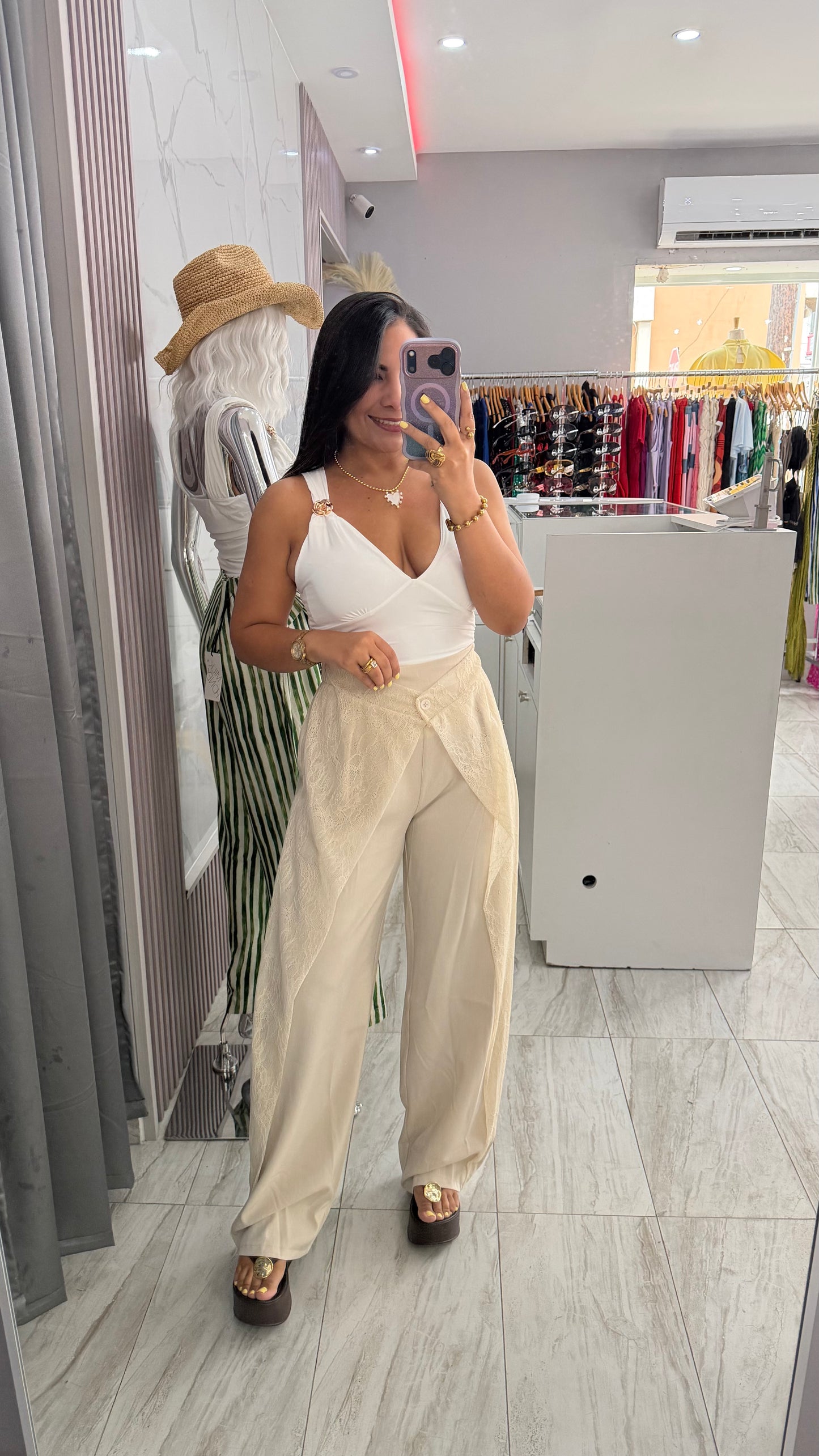 ISABELLA CREAM PANT