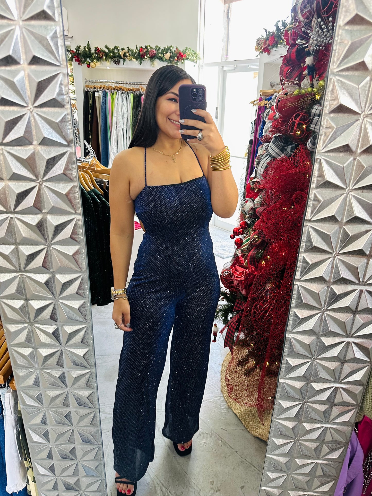 BLUE JUMPSUIT