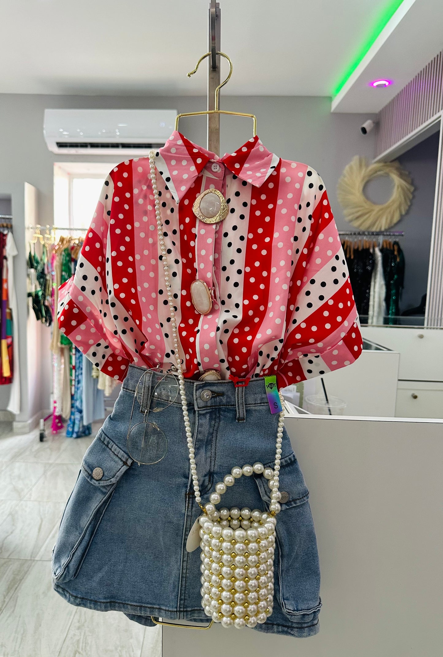POLKA DOTS TOP