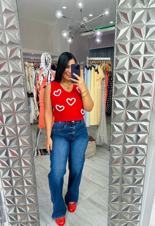 SWEATTER HEART SHIRT